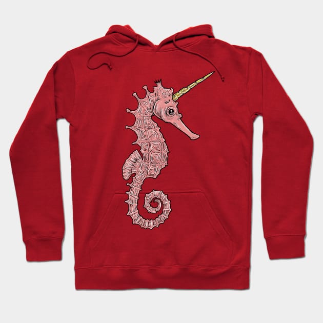 Sea Unicorn Hoodie by ArtByJamesPowell